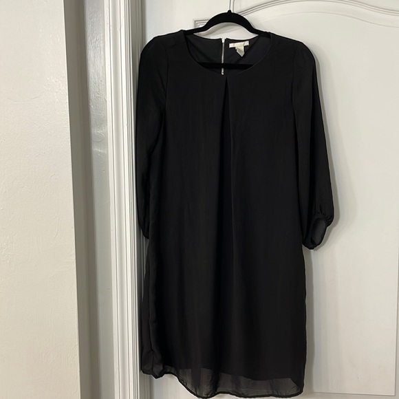 Robe Noire H&M Taille 8 - Sans Manches, Style Fourreau (sheath) - Occasion Très Bon état